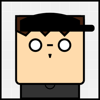 Essential Flat Template - The perfect starting point for any flat-design square face avatar.. Create your unique flat square face avatar icon.